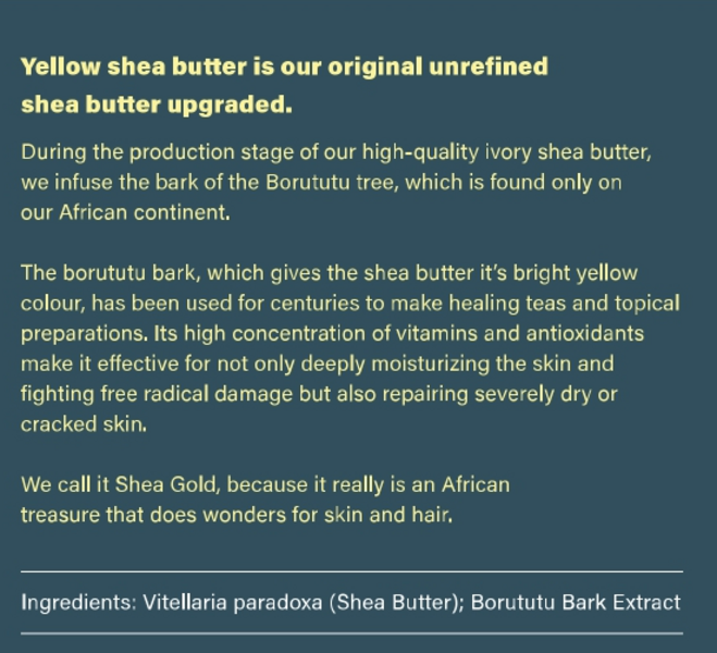 250ml Raw Unrefined Yellow Shea Butter - Image 4